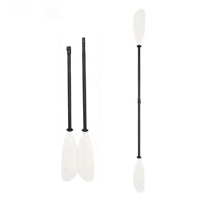 China High Quality Usual Black And White Detachable Paddle Fiberglass Kayak Two Blades Double Sections Men For Kayaks Water Sports Surfing for sale