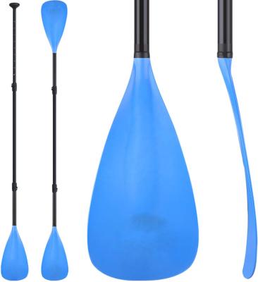 China Ocean Waters Wholesale Dual Ways SUP Detachable Adjustable Aluminum Floating Kayak Paddle Convertible Paddle 4 Pieces Paddleboard Paddles for sale