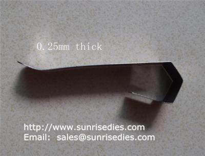 China Flat spring steel clips, sheet stamping steel parts, China stamping clip factory, for sale