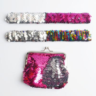 China Waterproof Amazon Blows Sequined Evening Clutch Bags CIA Mermaid Ring Bracelet Set Children's Gifts Square Wholesale Noise for sale