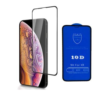 China 10D 9H Friendly Tempered Anti-scratch Case Mobile Phone Full Cover Glass Screen Protector for sale