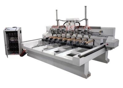 China Programmable Aluminum Cnc Router Machine , 8 Heads 5 Axis Cnc Wood Engraving Machine for sale