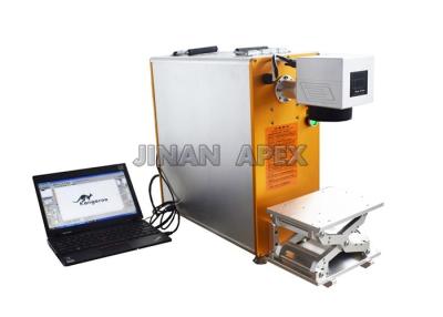 China High Frequency Fiber Laser Marking Machine Rotating System Low Powper Consumption for sale