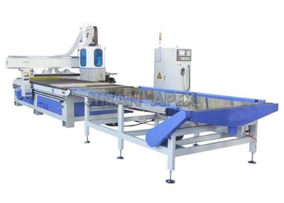 China Laminating Doors Panel Furniture Production Line Automatic Feeding Low - Maintenance for sale