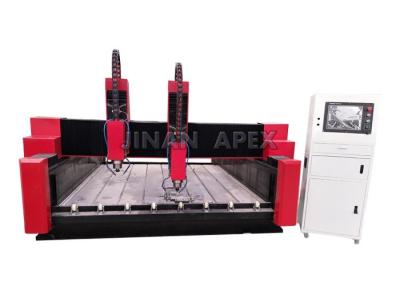 China AC380V / 220V Cnc Granite Cutting Machine , Granite Router Machine 3KW Water Cooling Spindle for sale