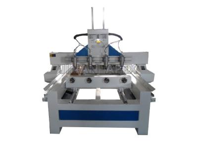 China Four Spindle Woodworking Cnc Machine , High Accuracy 4 Axis Cnc Router Machine for sale