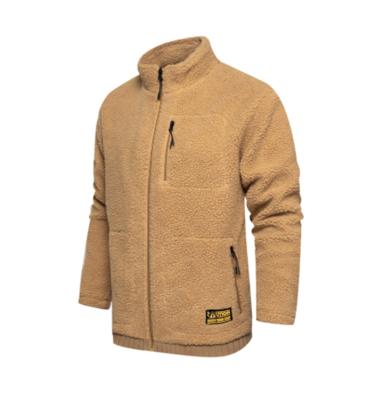 China Windproof And Breathable Warm In Custom 100%Polyester Logo Men Winter Full Zip Hoodies for sale