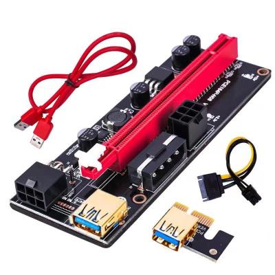 China Newest V009S PCI-E 1X To 16X Riser Card Supplement Adapter USB 3.0 Cable Graphics Extension Risers GPU For Computer 12.9*4.4*1.2 for sale