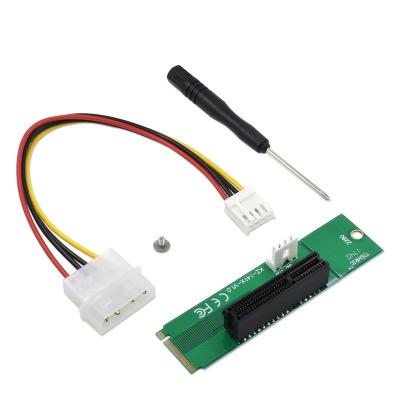 China PCB Green NGFF M.2 M2 Key To PCIE 4x 1x PCIE Slot Adapter Multiplier For Converter Male To Female PCB for sale