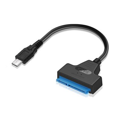 China COMPUTER USB 3.0 SATA 3 Adapter Support 2.5 Inch Hard Drive External SSD Hard Drive 22 Pin SATA lll Cable Type C for sale