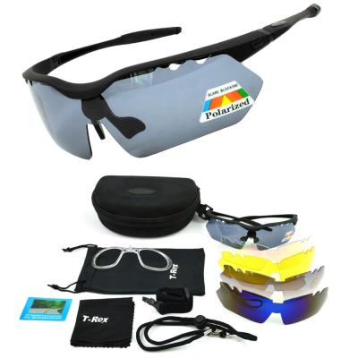 China Anti-Glare Recycling Polarized Fishing Interchangeable Lenses Bicycle Cycling Sunglasses UV400 Sports Sunglasses for sale