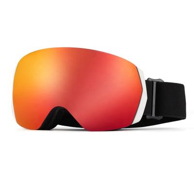 China Factory Wholesale Women's Custom Mirrored Dual Lens Fog Ski Goggles Snow for sale