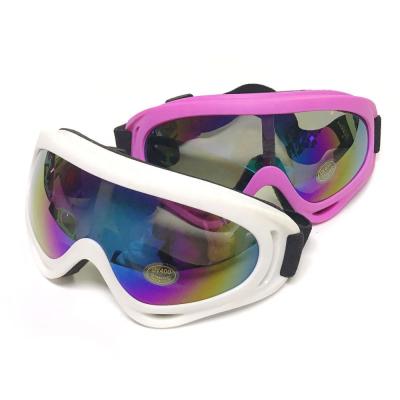 China SKI ON SALE! 2 Pack Anti Impact UV400 Motorcycle Protective Safety Goggles For Outdoor Sports for sale