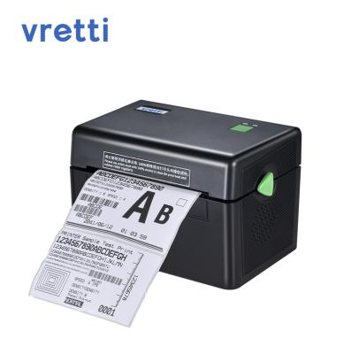 China Factory price black 4 inch thermal barcode label sticker printer vretti-DT108B for sale