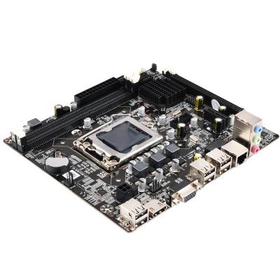 China New H61 Desktop Motherboard With USB 2.0 LGA 1155 Sockets CPU DDR3 RAM Support i5 i7CPU for sale