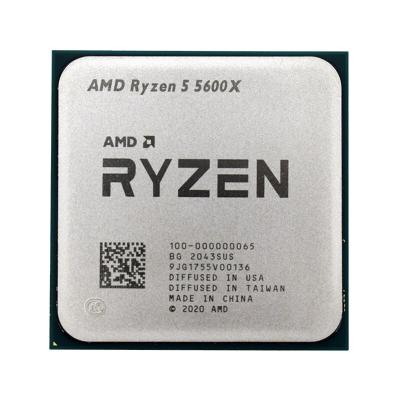 China AMD R5 5600X Desktop 6-Core Tray 3.7 GHz Socket AM4 65W Desktop Processor AMD 5000 Series CPU Brand New for sale