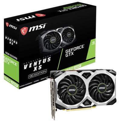 China Super Desktop MSI NVIDIA GTX 1660 Series XS 6GB GDDR6 OC Gaming Graphics Card With 192 Bit In Stock for sale