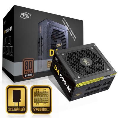 China New PSU Deepcool Brand ATX 2080ti Module 80plus Desktop Computer Power Supply Bronze Full Power Supply 600W DA600-M for sale