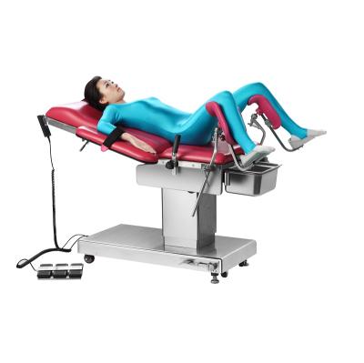 China Gynecology Medical Equipment Surgical Instrument Chair Table Electric Obstetric Gynecological Bed for Gynecology/ Obstetrics Examination for sale