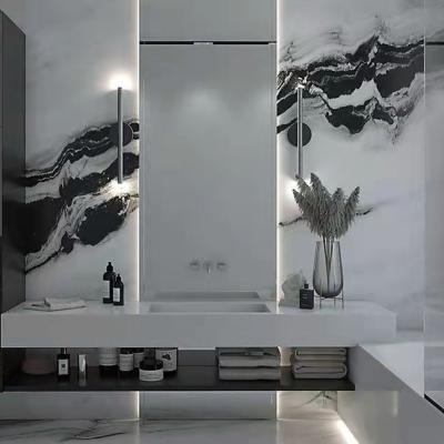 China Modern White Ceramic Sintered Ceramic Floating Bathroom Vanity Set Pool Toilet Wash Basin Stone Countertops Artificial Marble for sale