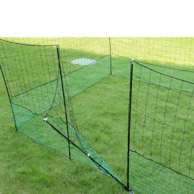 China Aminal feed poultry fence / green high tensile pe plastic woven fence chichken netting with poly cages for sale