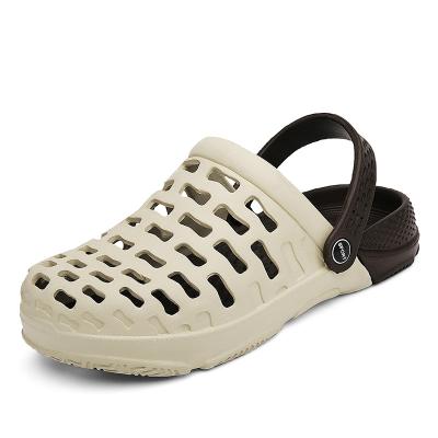 China 2023 New Design Summer New Design Baotou Beach Breathable Outdoor Slipper Hole Clogs Wholesale Outdoor Breathable Lightweight Shoes Men for sale