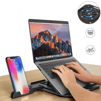 China Laptop Plastic Adjustable Stand Cooling Pad For PC Pro Notebook Macbook Pro Air iPad Computer Riser Holder Mount Laptop Accessories for sale