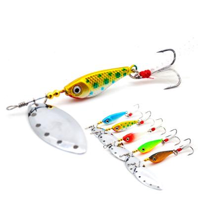 China Professional Metal Casting Spoon Fishing Spiner Lure Feather For Lures YE288 for sale