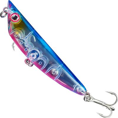 China Durable Well Designed 3D Eye Pencil Lure Artificial Sea Bass Lures Fish Lures for sale