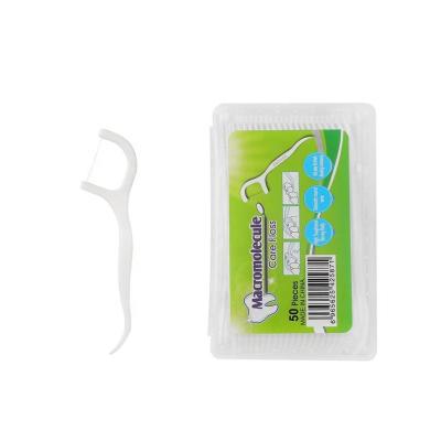 China Portable/High Strength/Soft Line Factory Making 50 Count Dental Floss Plastic Toothpick Box For Kids And Adult for sale