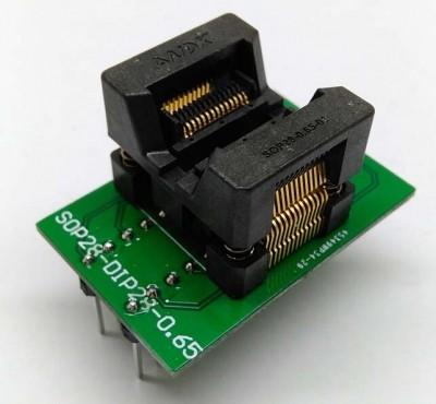 China Brand new Simple SSOP28 to DIP28 IC test socket adapter 0.65mm for sale