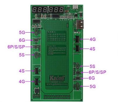 China iPhone 4 4S 5 5S 6 6 Plus 6S 6S Plus Battery Activation Charge Board with Micro USB Cable for sale