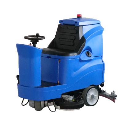 China ET-85\Industrial Ride On Auto Automatic Floor Scrubber Dryer Vinyl Epoxy Marble Tile Floor Cleaning Washing Machine Pric for sale