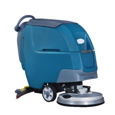 China T-300\Hand Push Battery Operated Hard Floor Scrubber Machine Portable Floor Clean Machine for Supermarket for sale