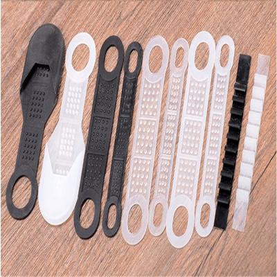 China Wholesales Traditional Transparent Rubber Silicone Clothes Hanger Accessories Anti-Slip Strip for sale