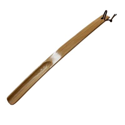 China Morden OEM Wholesale Luxury Extra Long Bamboo Shoe Horn,Customized Logo Hotel Shoe Horn Wooden Shoe Horn for sale