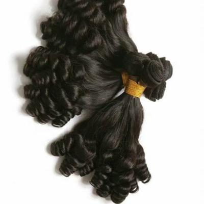 China Tanisha Hair Grade 8A Silky Straight Wave Tangle Baby Curl Hair Free Aligned Soft Bundles for sale