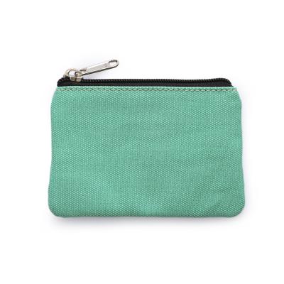 China Viable Cotton Canvas Wallet Recycled Cotton Sedex Audit Supplier Simple Fabric Embroidery Coin Bag for sale