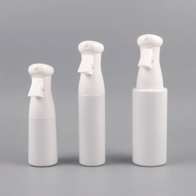 China Refillable 3pc Set White Color Pressurized High Fine Continuous Sprayer Water Mist Lacquer Bottle for sale