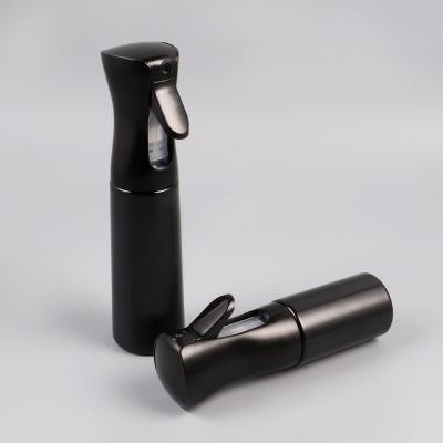 China 2 Pack Black Refillable Empty Plastic Refillable Fine Mist Continuous Sprayer Bottle for sale