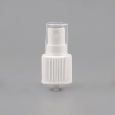 China Non Spill Ribbed White Plastic Fine Neck Mist Sprayer Mist Spray Caps 24/415 for sale