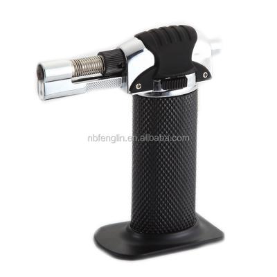 China Chinese Refillable Camping Torch Chinese Butane Gas Wholesale Color Flame Torch Outdoor Lighter for sale