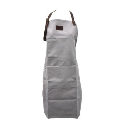 China High Quality High Quality Leather Cargo Canvas Men's Hot Selling Long Apron For Woodworking for sale