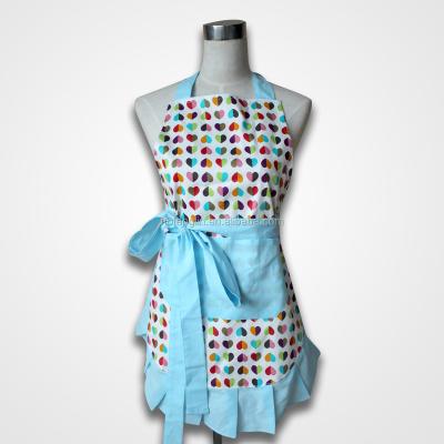 China China Eco-friendly Apron Suppliers 100 Styles Sexy Cotton Kitchen Pinafore Ladies Flirty Apron for sale