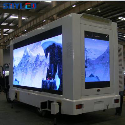 China P5 P6 P8 P10 Ultra Bright Waterproof Outdoor Mobile LED Display Billboard Truck Trailer LED Advertising Screen for sale