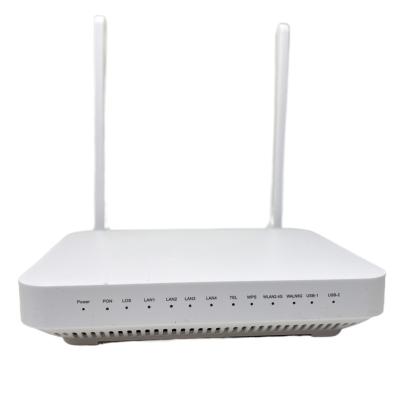 China Network Solution G-140W-ME Ontario Router GPON ONU English Version Fiber Modem 4GE+1VOICE+WIFI 2.4G&5G for sale