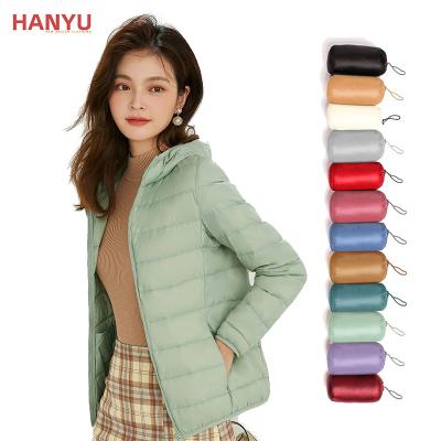 China OEM Waterproof Women's Factory Breathable Windproof Lightweight Stripper Down Coat Jacket For Women for sale