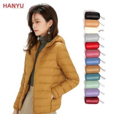 China OEM Waterproof Women's Factory Packable Lightweight Breathable Windproof Custom Winter Down Jacket Female for sale