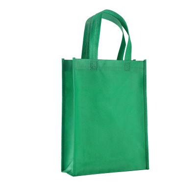 China Wholesale Handled Bag Supermarket Eco Friendly Non Woven Shopping Bags With Logo for sale