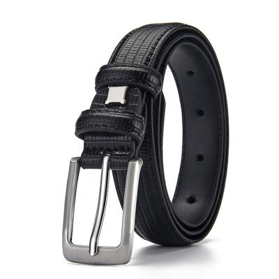 China Fashion.Casual.Business Factory OEM Wholesale Men's Classic Genuine Leather Alloy Automatic Buckle Belts for sale